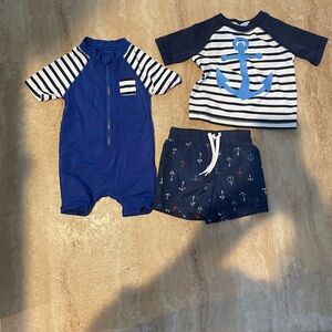 Nautical Blue Kids Swim Set